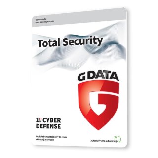 Oprogramowanie G DATA Total Security Multidevice 2PC 2lata karta-klucz