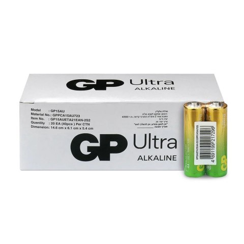 GP Battery Baterie alkaliczne LR6/AA GP ULTRA 40szt. (G-TECH)