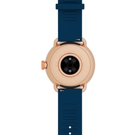 Withings Scanwatch 2 - zegarek z funkcją EKG, pomiarem pulsu i SPO2 oraz mierzeniem aktywności fizycznej i snu (38mm, blue rose 