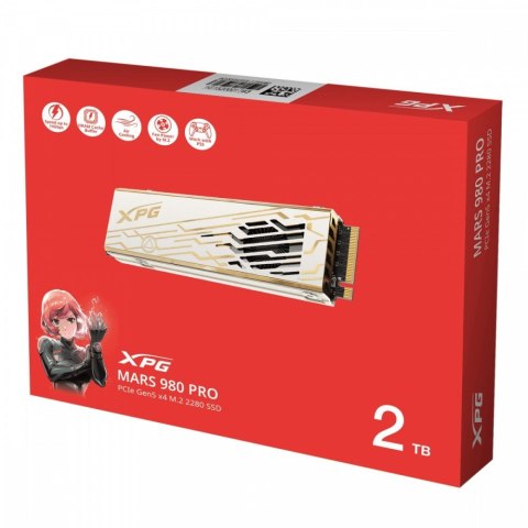 Adata Dysk SSD XPG MARS 980 PRO 2TB PCIe 5x4 14/13 GB/s M2