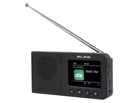 BLOW Radio przenośne RK3 FM/DAB+ kuchenne, czarne