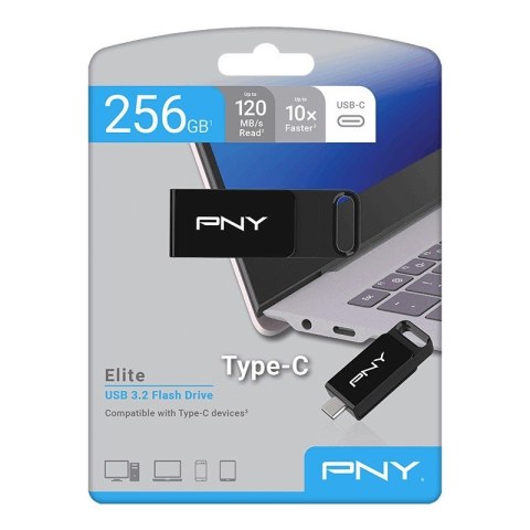 PNY Pendrive 256GB Elite USB-C 3.2 P-FD256ELC-GE