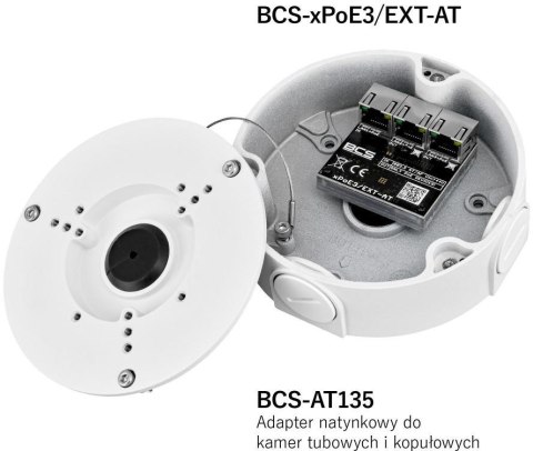 Switch POE BCS POWER BCS-xPoE3/EXT-AT