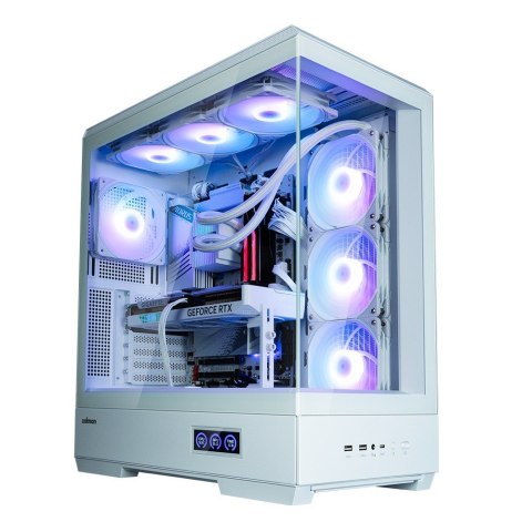 Zalman Obudowa P50 DS WHITE Mid-Tower 4x ARGB Fans