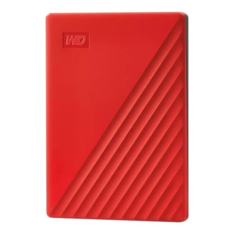 Dysk WD My Passport 6TB USB3.2 Gen 1 Czerwony