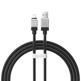 Kabel USB -> Lighting Baseus CoolPlay CAKW000501 2m 2,4A czarny
