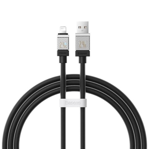 Kabel USB -> Lighting Baseus CoolPlay CAKW000501 2m 2,4A czarny