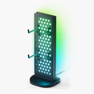 Nanoleaf Pegboard Desk Dock - podświetlana stacja dokująca do urządzeń peryferyjnych (black)