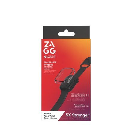 ZAGG InvisibleShield Glass Elite 360 - szkło ochronne do Apple Watch serii 10-11 (46mm)