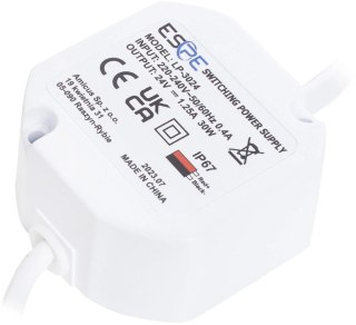 ZASILACZ IMPULSOWY DOPUSZKOWY HERMETYCZNY ESPE LP-3024 24V/30W/1.25A