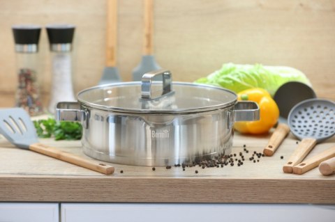 Berretti Garnek z pokrywką 26 cm Mistral 4,5 L BR-7351