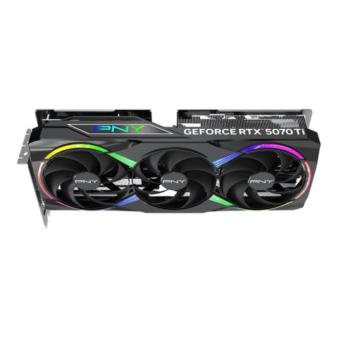 PNY Karta graficzna GeForce RTX5070Ti+ 16GB ARGB VCG5071T16TFXXPB1-O