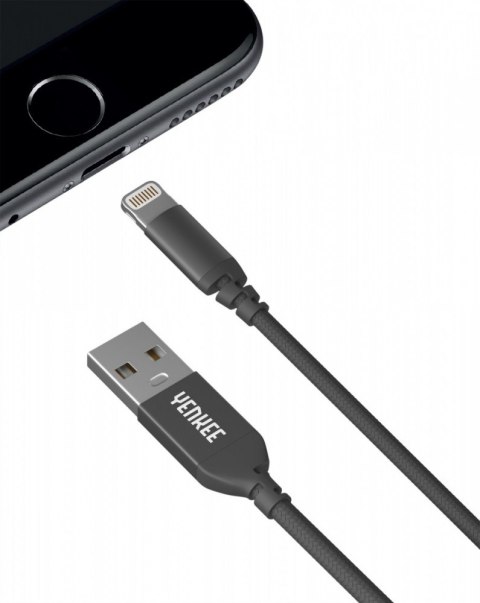 YENKEE Ładowarka sieciowa USB + kabel Lightning 1 metr USB A 12W 2,4A