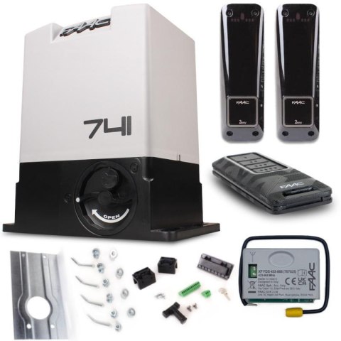 Zestaw Delta 3 FDS - FAAC 741 do 900kg bram przesuwnych