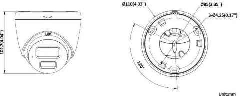 KAMERA IP HIKVISION DS-2CD1367G2H-LIUF/SL 2.8mm PL