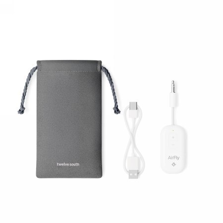 Twelve South AirFly Pro 2 - adapter Bluetooth do wejścia 3,5mm jack kompatybilny z AirPods i innymi słuchawkami Bluetooth, do 2 