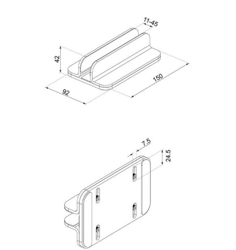 Neomounts Stojak do notebooka 11-17 cali NSLS300BLACK