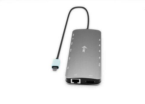 I-tec Stacja dokująca USB-C Metal Nano 3x Display Dock 2x HDMI 1x USB-C video Power Delivery 140W + i-tec Universal Charger 140 W