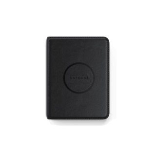 Satechi FindAll Passport Cover - etui na paszport ze skóry wegańskiej z lokalizatorem kompatybilne z Apple Find My (black)