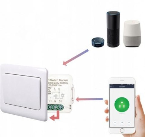 Moduł OXT mini przekaźnik 1 obw. bez N ZigBee TUYA T271