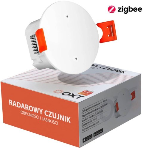 OXT Czujnik radar obecności jasności 230V ZigBee TUYA T160