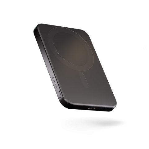 ZENS Slim Qi2 Aluminium Powerbank - magnetyczny powerbank 5000 mAh kompatybilny z MagSafe i Qi2 (black)