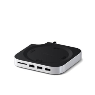 Satechi Mac Mini M4 Stand & Hub SSD - aluminiowa podstawka do Mac Mini z Hub USB-C (host USB-C 3.2 gen. 2, 2x USB-A 3.2 10Gpbs,U