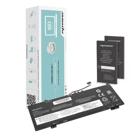 Bateria Movano do notebooka Lenovo IdeaPad 530S-14IKB, 530S-15IKB, L17C4PB0, L17M4PB0 (7.4V-7.6V) (5800 mAh)