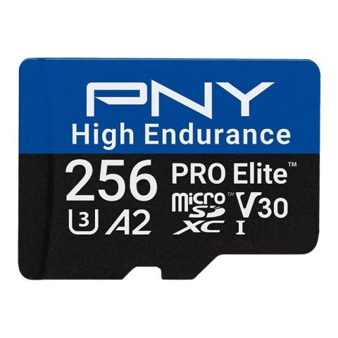 PNY Karta pamięci microSD PRO Elite High Endurance 256G P-SDU256V32100PHE-GE