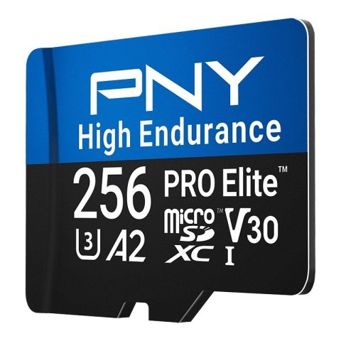PNY Karta pamięci microSD PRO Elite High Endurance 256G P-SDU256V32100PHE-GE