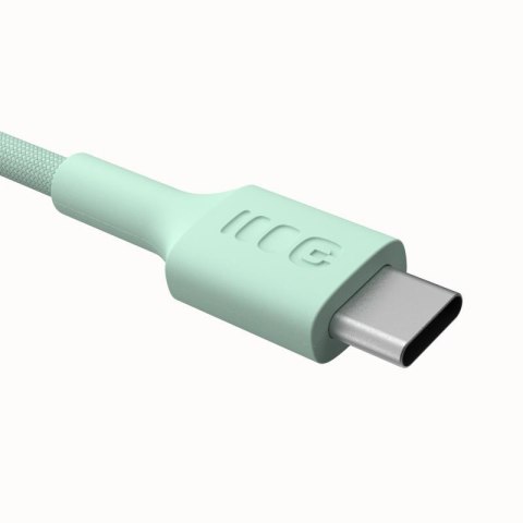 KABEL USB-C / USB-C Greencell PowerStream 120cm PD 100W zielony w oplocie