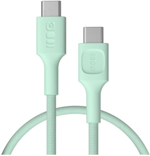 KABEL USB-C / USB-C Greencell PowerStream 30cm PD 100W zielony w oplocie