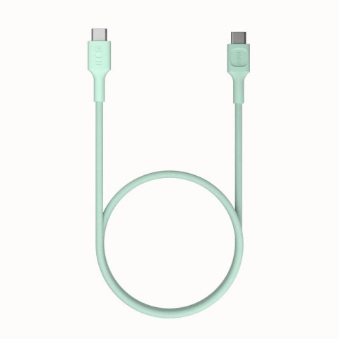 KABEL USB-C / USB-C Greencell PowerStream 30cm PD 100W zielony w oplocie