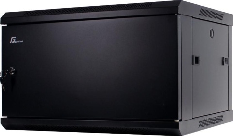 SZAFA RACK GETFORT 19 CALI 6U 600X450 WISZĄCA DRZWI STALOWE