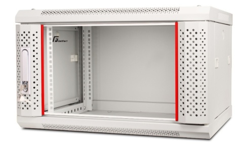 SZAFA RACK GETFORT 19 CALI 6U 600X450 WISZĄCA SZARA