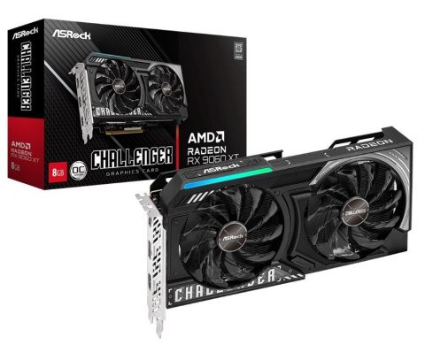 ASRock Karta graficzna RX 9060 XT CHALLENGER 8GB GDDR6 128bit 2DP/HDMI
