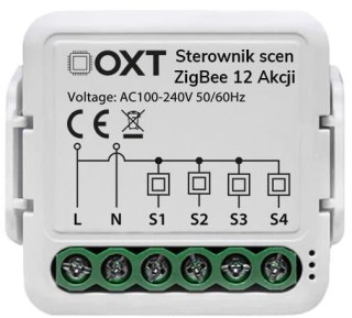 Moduł OXT mini sterownik scen 12 akcji 230V ZigBee TUYA T254