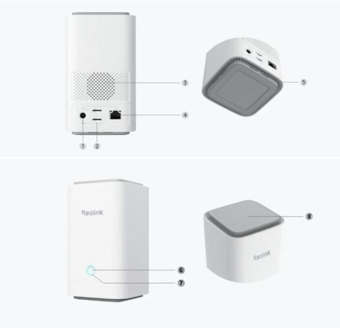 Centrala Reolink Home Hub 1 do 8 kamer