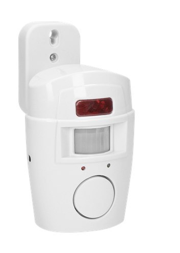 Mini alarm Virone bezprzewodowy z wbudowaną syreną, sterowany pilotem AS-1