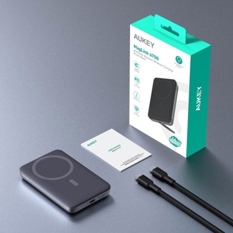 AUKEY PB-MS01 MagSafe PowerBank 6700mAh 20W LED USB-C