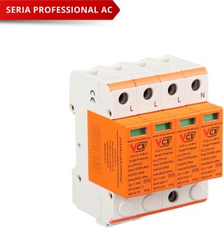Ogranicznik przepięć klasy B+C 4P (T1T2) 6kA VCX Professional