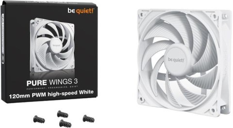 Wentylator be quiet! Pure Wings 3 PWM High Speed 120mm biały
