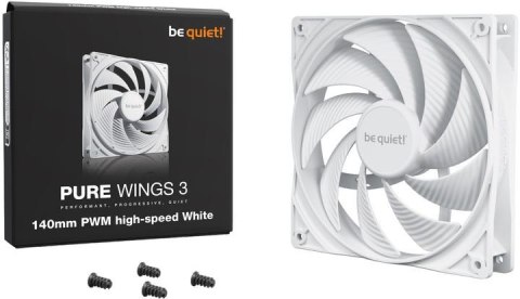 Wentylator be quiet! Pure Wings 3 PWM High Speed 140mm biały