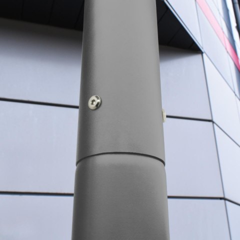 Słup oświetleniowy BEMKO składany 3 m 160×160 mm fi 60 mm szary