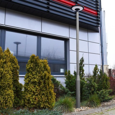 Słup oświetleniowy BEMKO składany 3 m 160×160 mm fi 60 mm szary