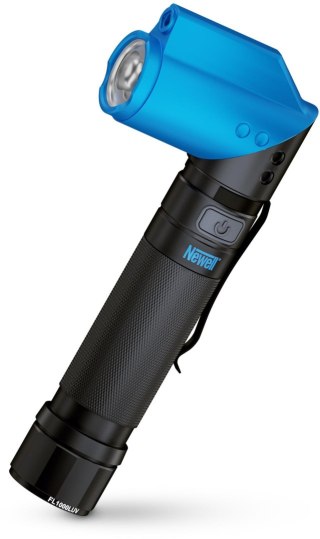 Latarka taktyczna Newell FL1000LUV USB-C z UV i laserem
