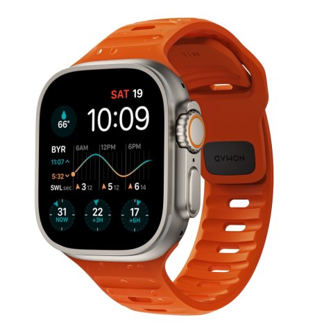 NOMAD Sport Band - pasek do Apple Watch 46mm/49mm z FKM (ultra orange)