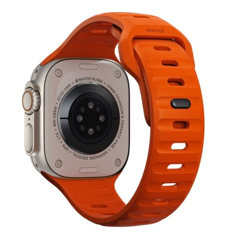 NOMAD Sport Band - pasek do Apple Watch 46mm/49mm z FKM (ultra orange)
