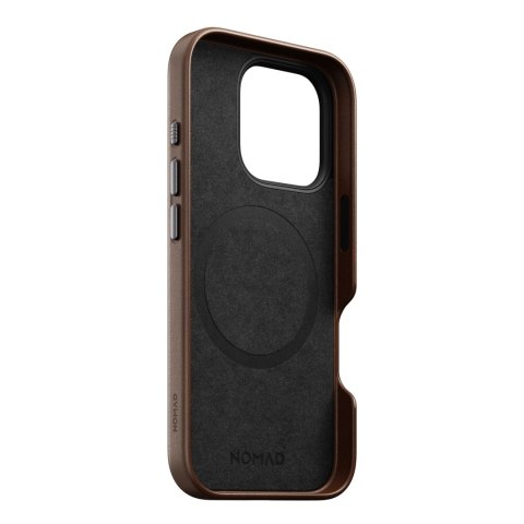 NOMAD Traditional Leather Case - skórzane etui ochronne do iPhone 16 Pro (brown) [eol]