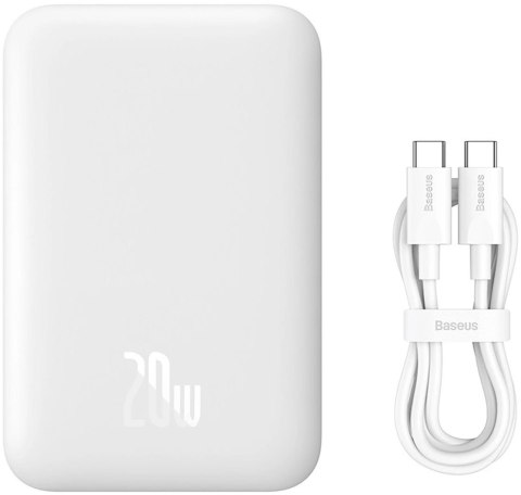Powerbank Baseus Magnetic Mini Air PPCXM06A 6000mAh MagSafe 15W PD QC 20W USB-C + kabel